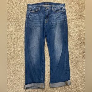 Lucky Brand Men's Dark Blue Straight Jeans